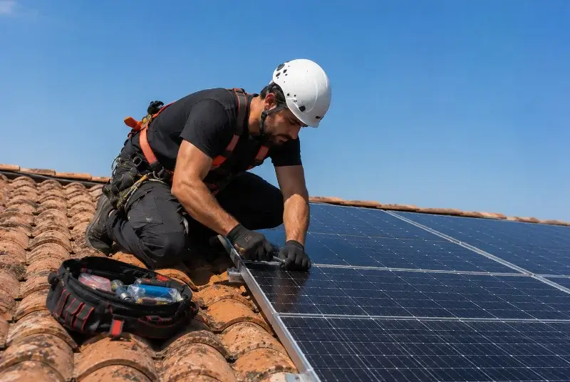 Maintenance et monitoring de panneaux solaires à Thézan-lès-Béziers